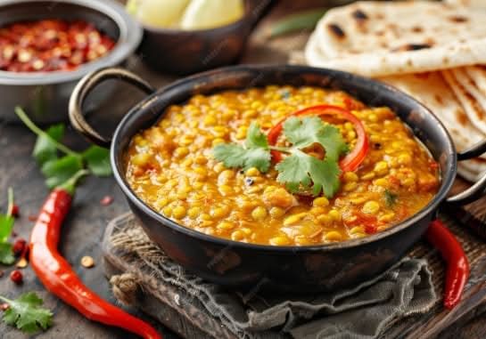 Yellow Daal Tadka Meal.