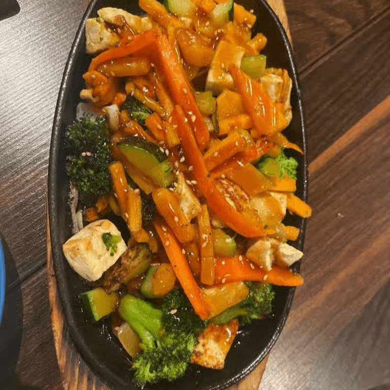 Veggie Teriyaki Dinner.