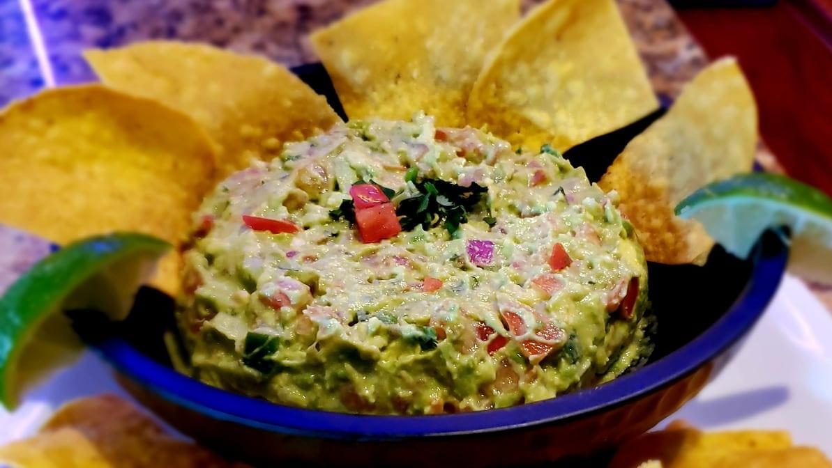 Guacamole with Chips.