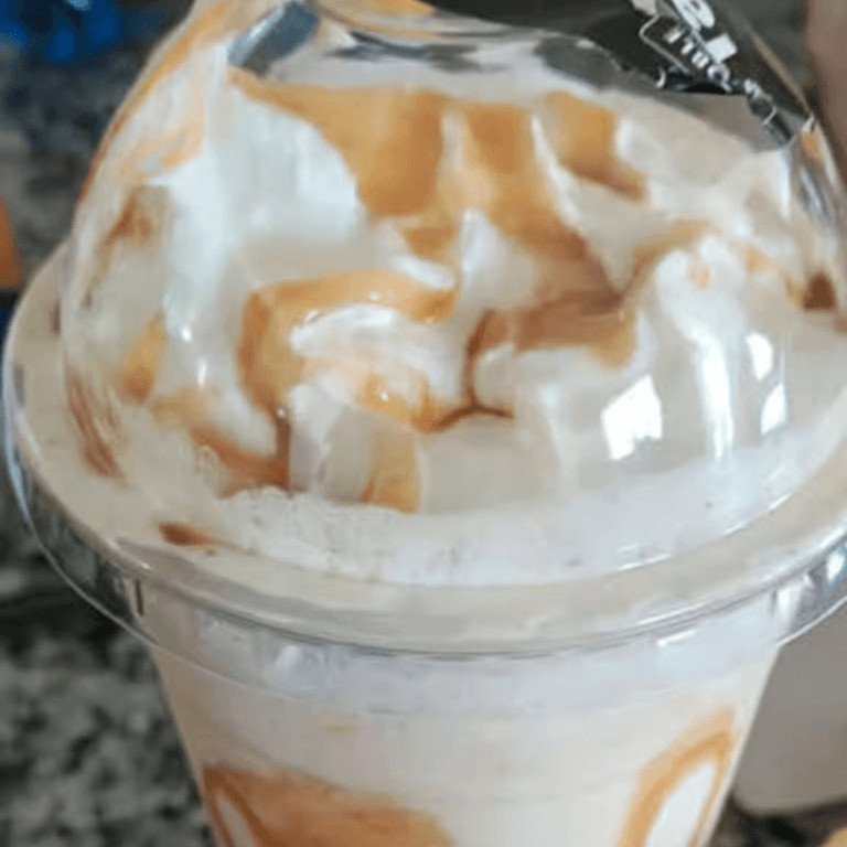 Caramel Frappe.