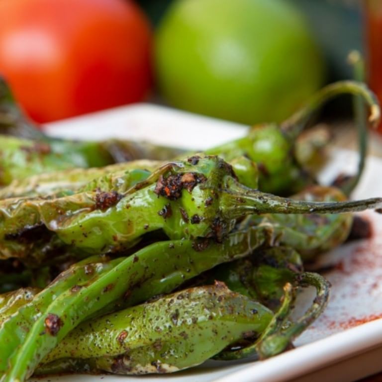 Shishito Pepper with Ginger.