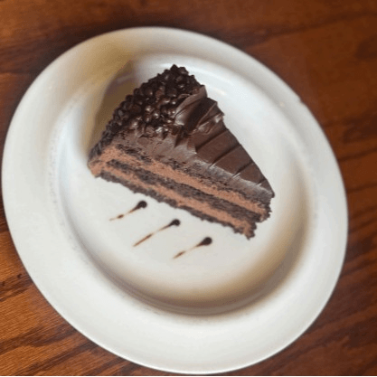 Chocolate Mousse Cake.