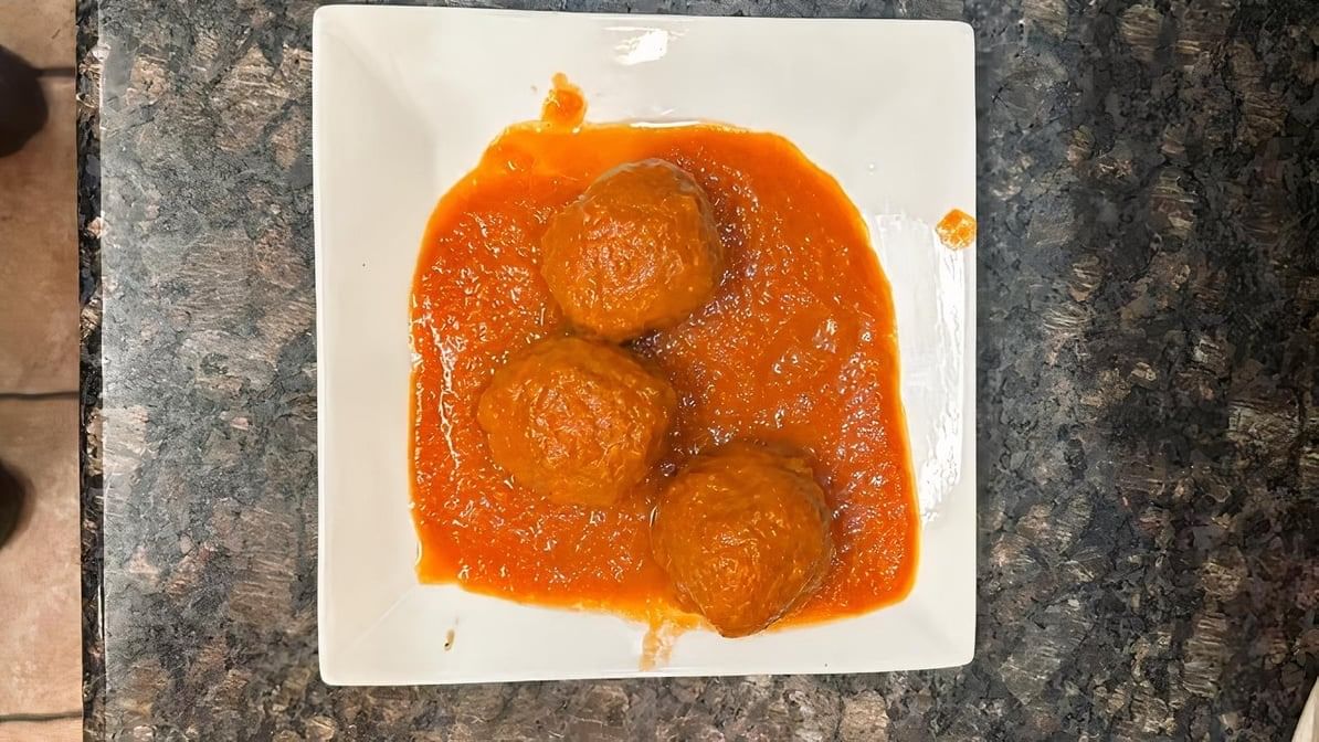 Meatballs with Sauce.