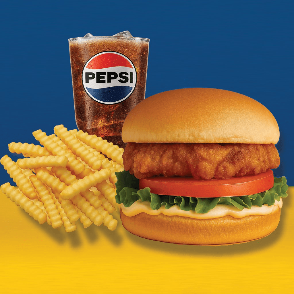 18. Crispy or Spicy Chicken Chicken Sandwich Combo.