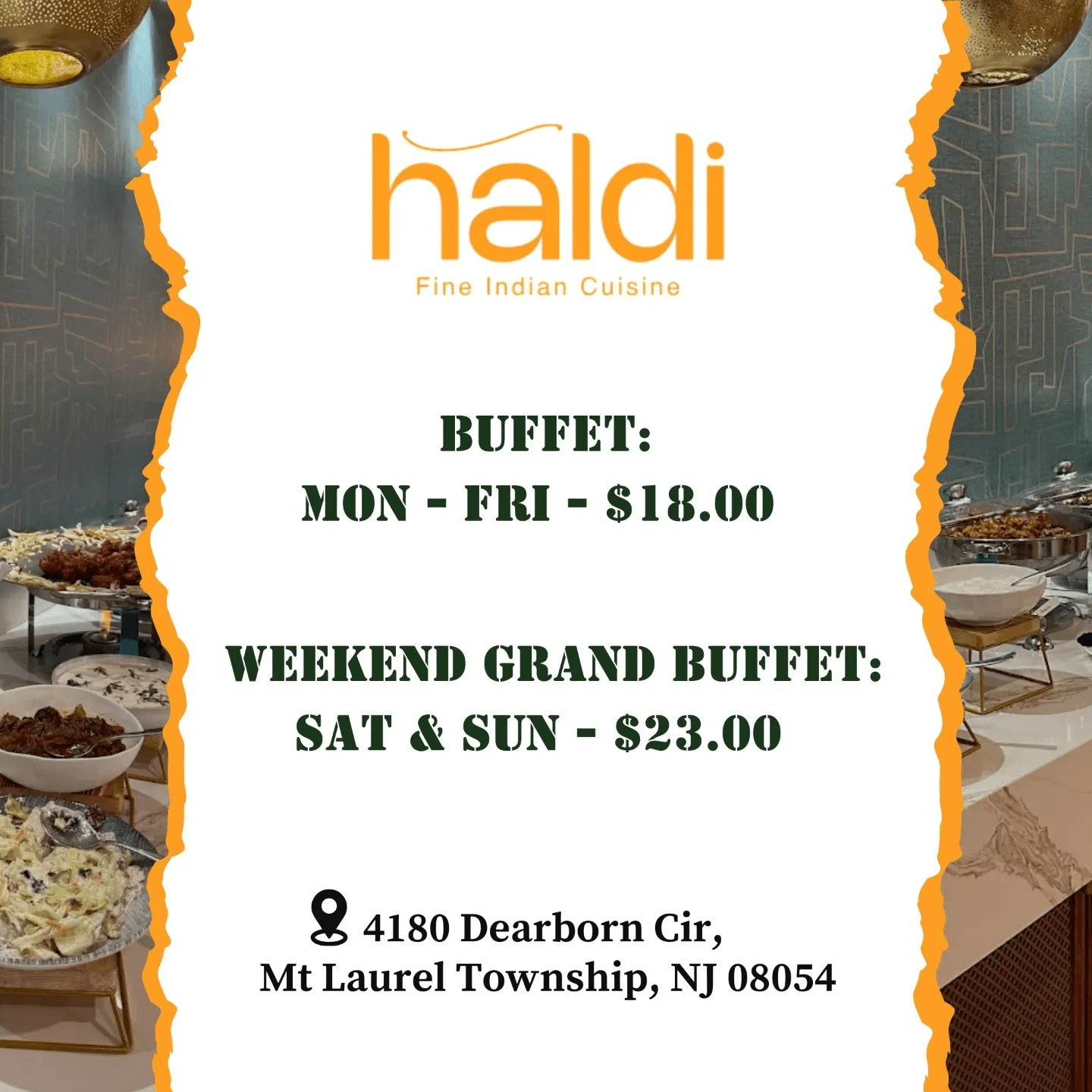 Discover Haldi’s Authentic Indian Buffet!