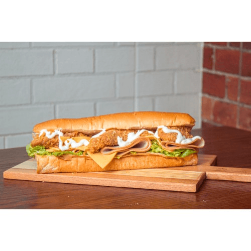 Chicken Cordon Bleu Grinder.