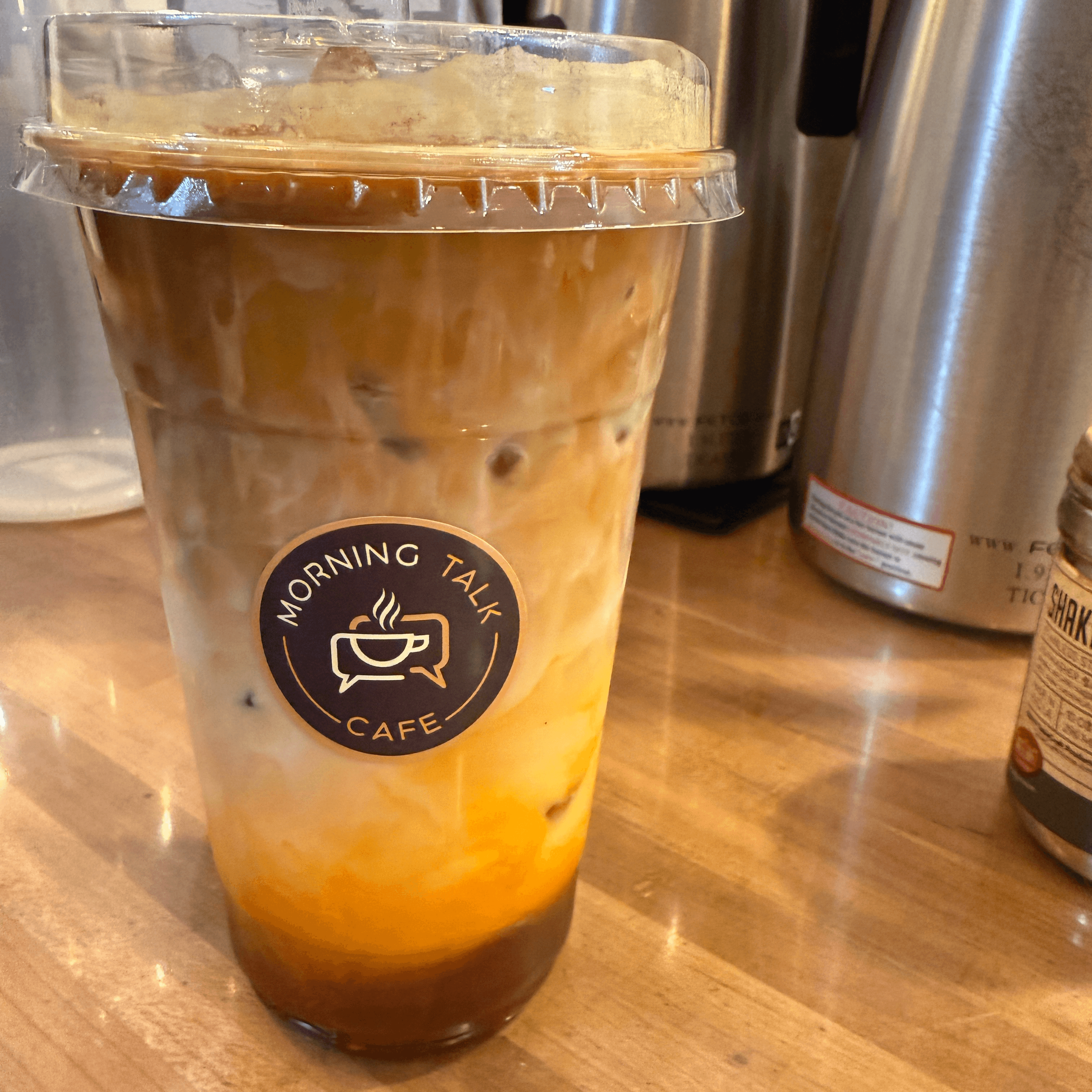 Black tie 16oz Iced.