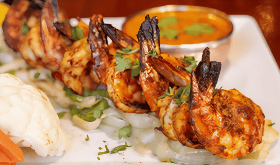 Shrimp Tandoori.