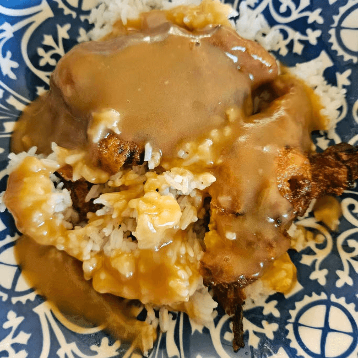 215. Shrimp Egg Foo Young.