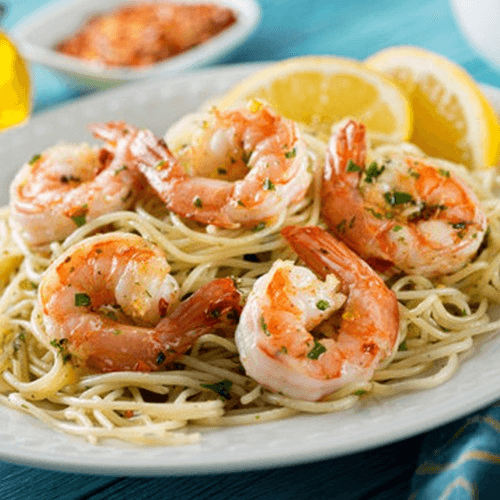 SHRIMP SCAMPI.