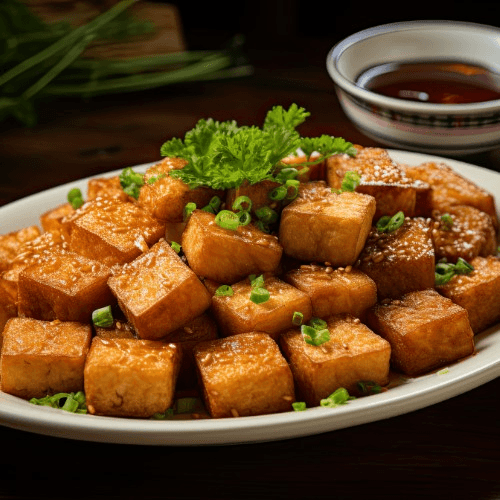 Orange Tofu.