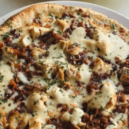 Chicken Tenders & Bacon Pizza.