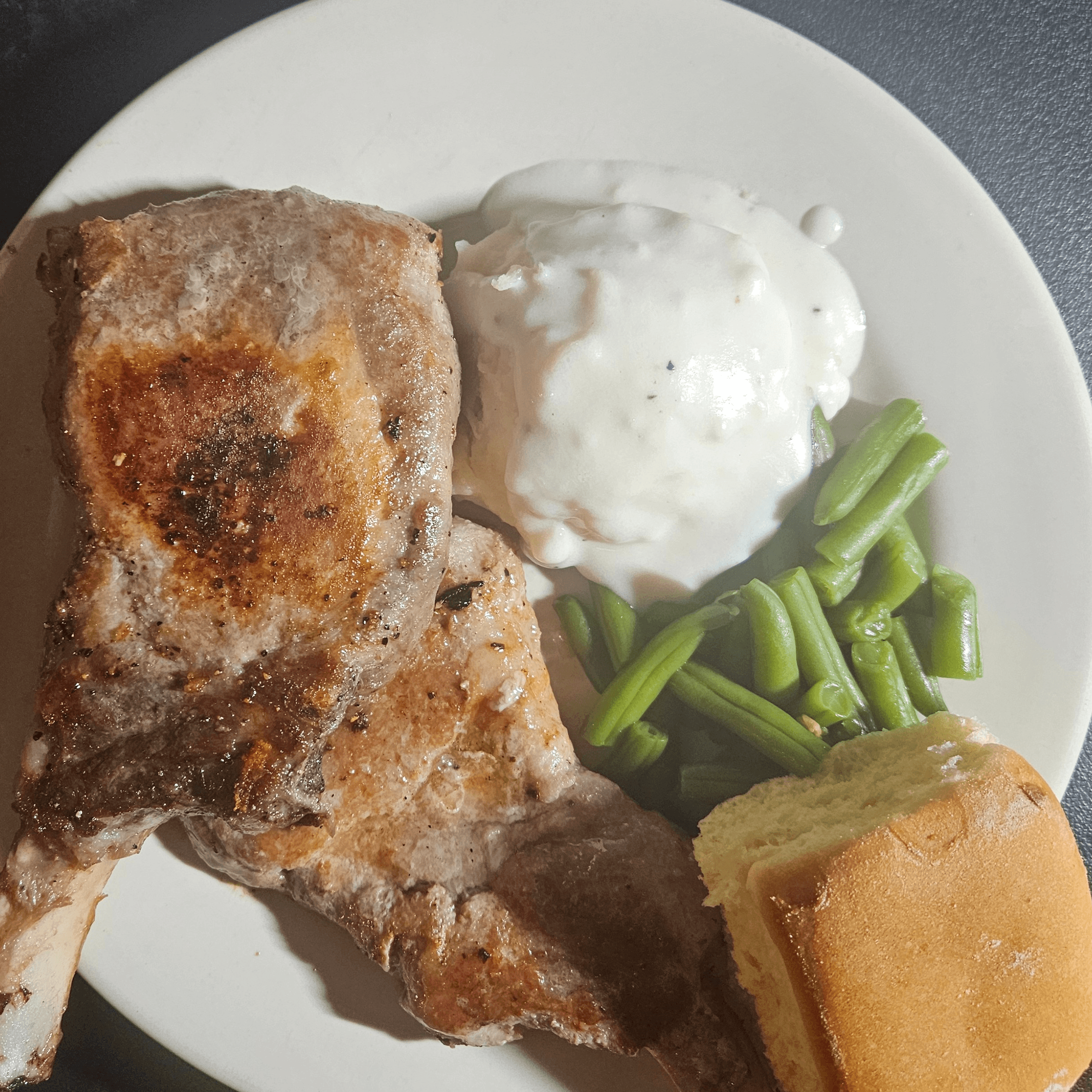 Brown Sugar Glazed Pork Chops.