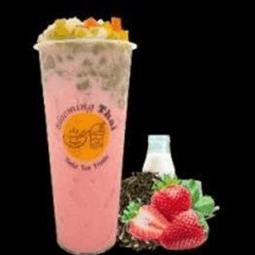 Strawberry Milk Tea.