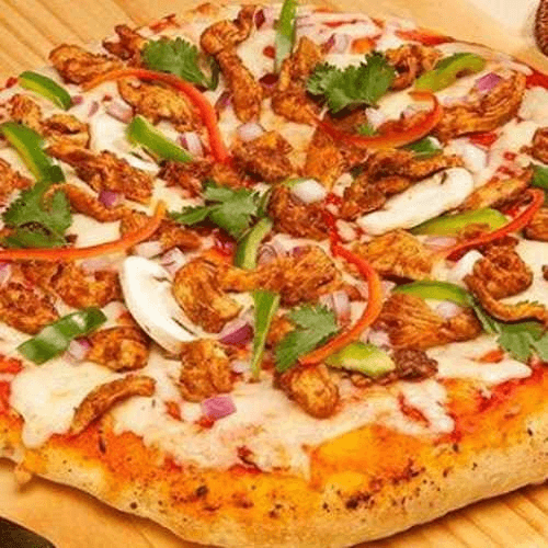 Chicken Tikka Pizza.