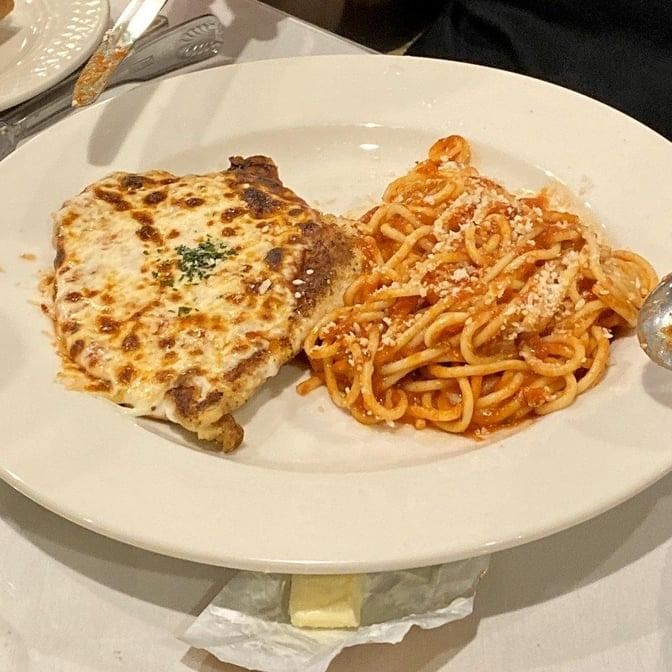 Chicken Parmigiana.
