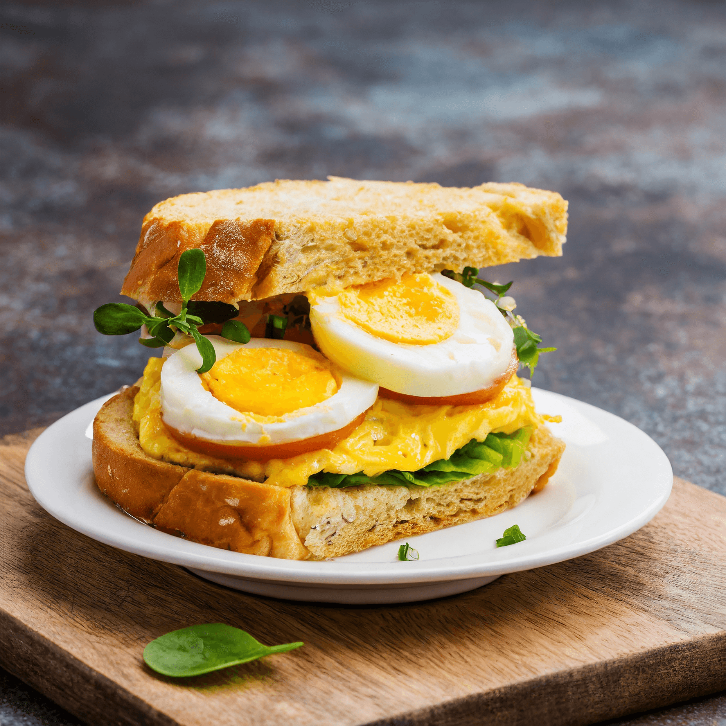 Plain Egg Sandwich.
