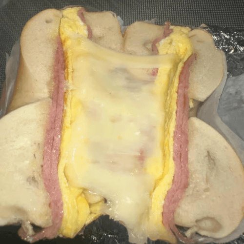 Taylor Ham Eggs & Cheese.