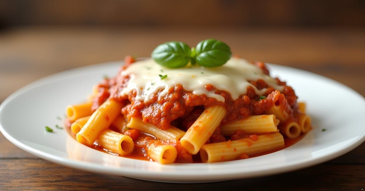 Ziti pasta.