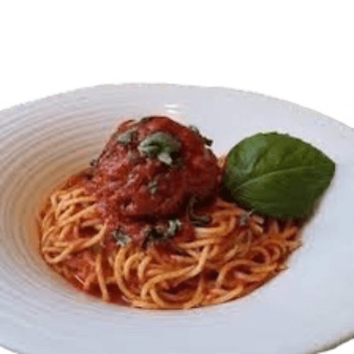 kids Spaghetti with and meatball