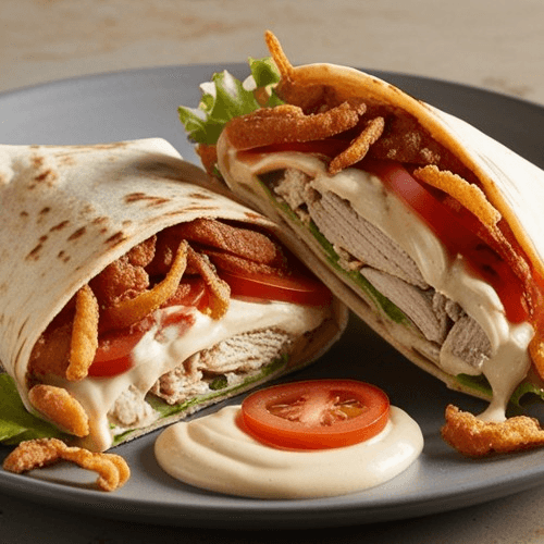 Chicken Cheesesteak Wrap