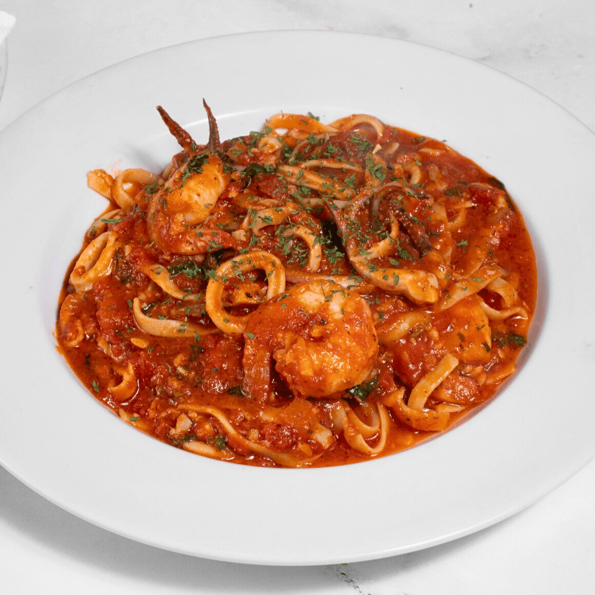 Fettuccine Frutti De Mare.