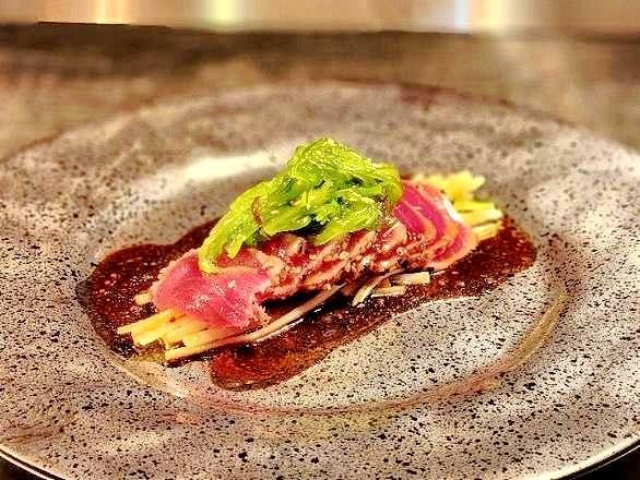 Tuna tataki.