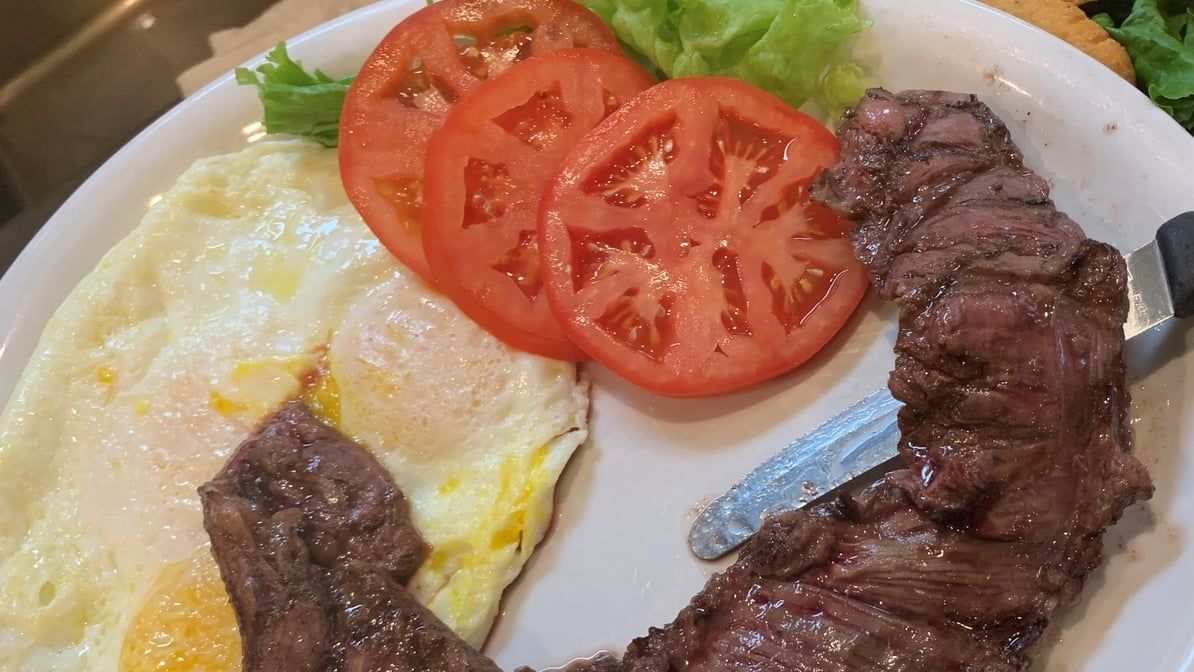 Skirt Steak & Eggs.