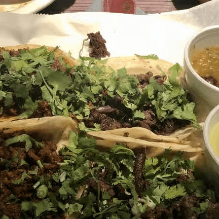 Lunch Steak Tacos.