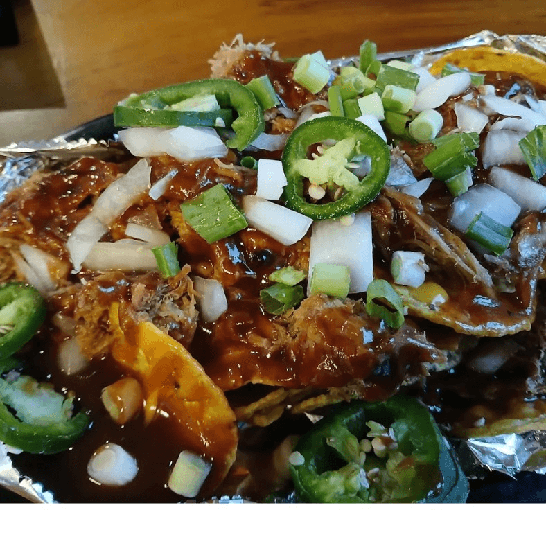 Loaded Pulled Pork Fries.