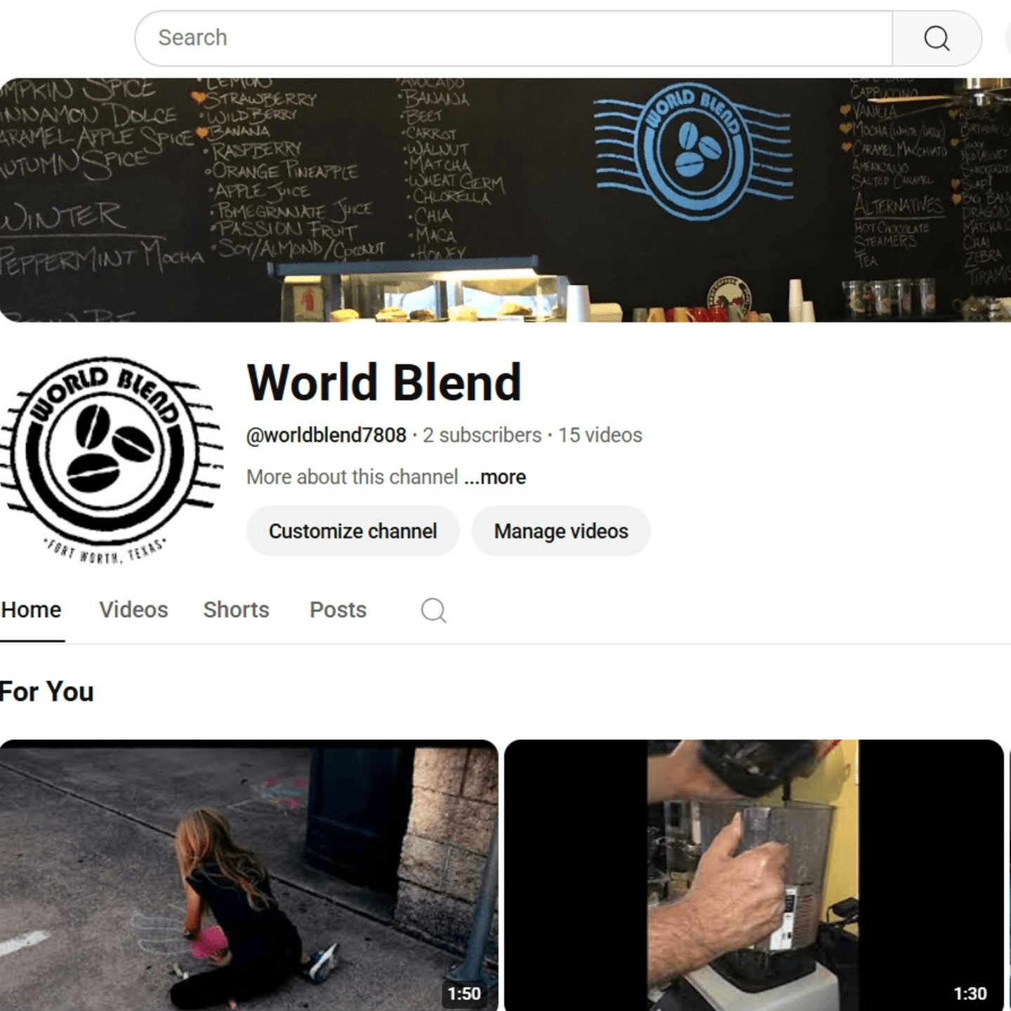 Our YouTube Channel