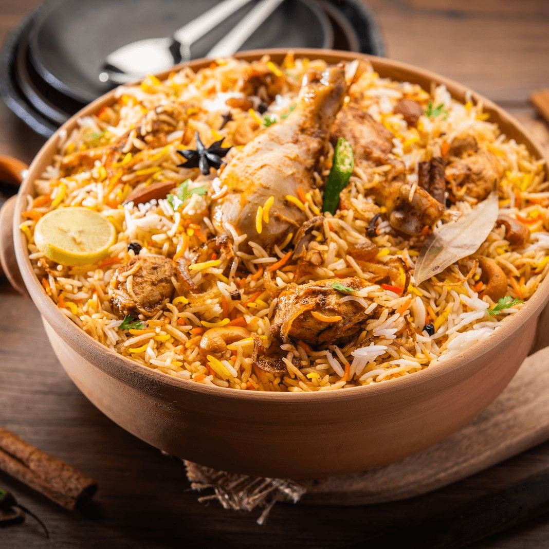 Chicken Biryani Tray.