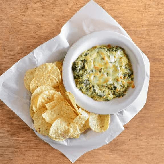 Spinach Dip and Chips.