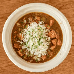 Chicken and Sausage Gumbo.