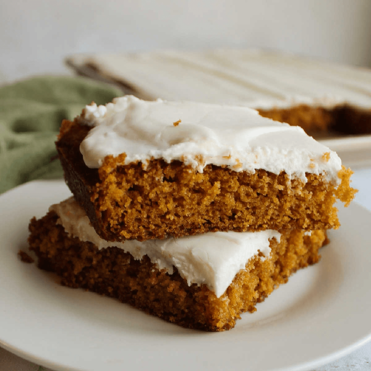 Pumpkin bar cake.
