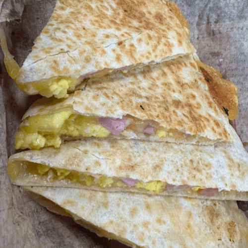 Breakfast Quesadilla.