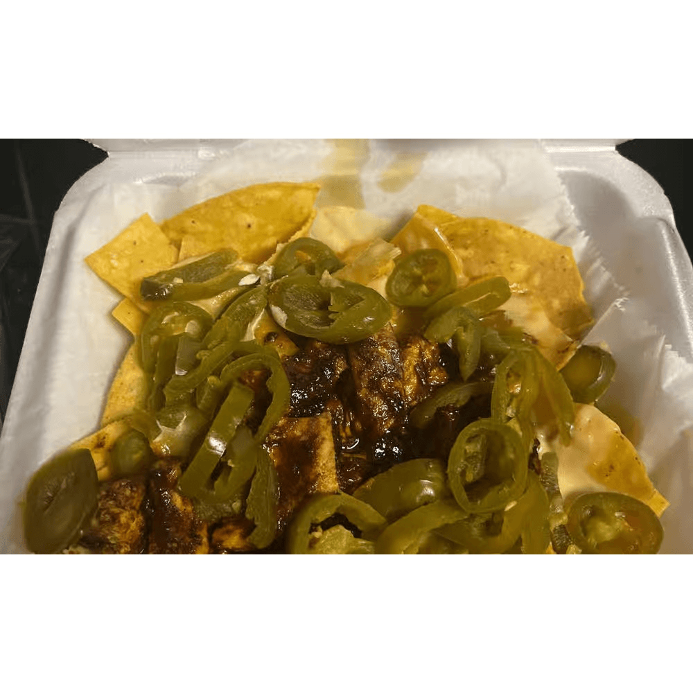 Grilled Chicken Nachos.