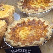 Beef Chorizo and Potato Quiche Slice- 5" Individual.