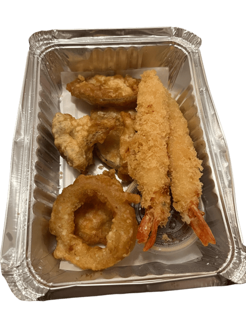 Shrimp & Vegetable Tempura Appetizer.