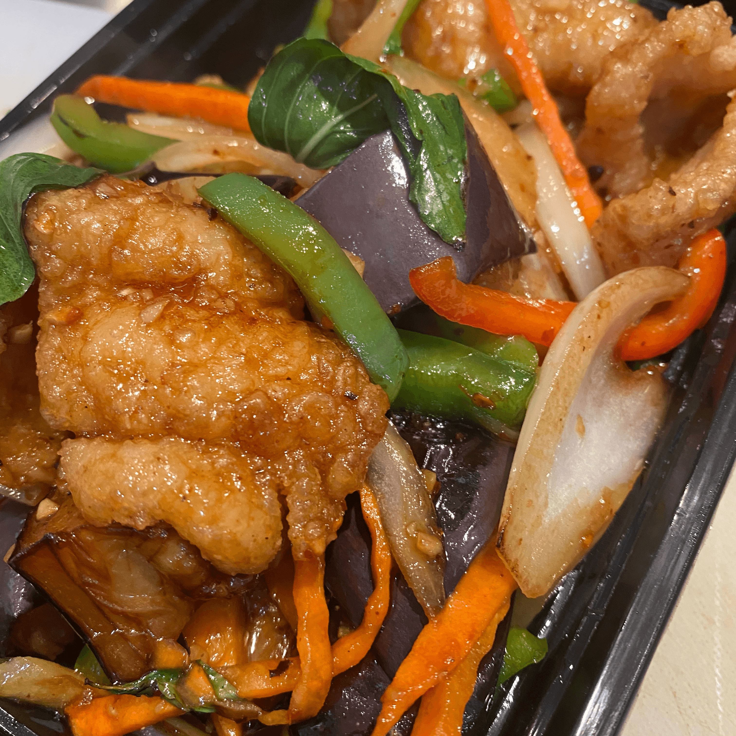 Basil Eggplant (Lunch Combo).