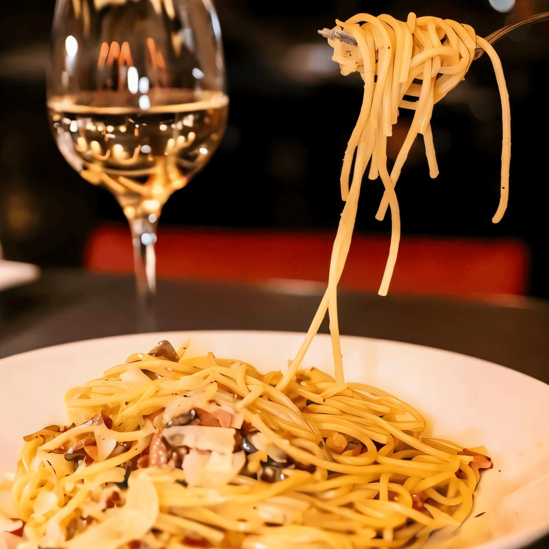 Spaghetti Carbonara.