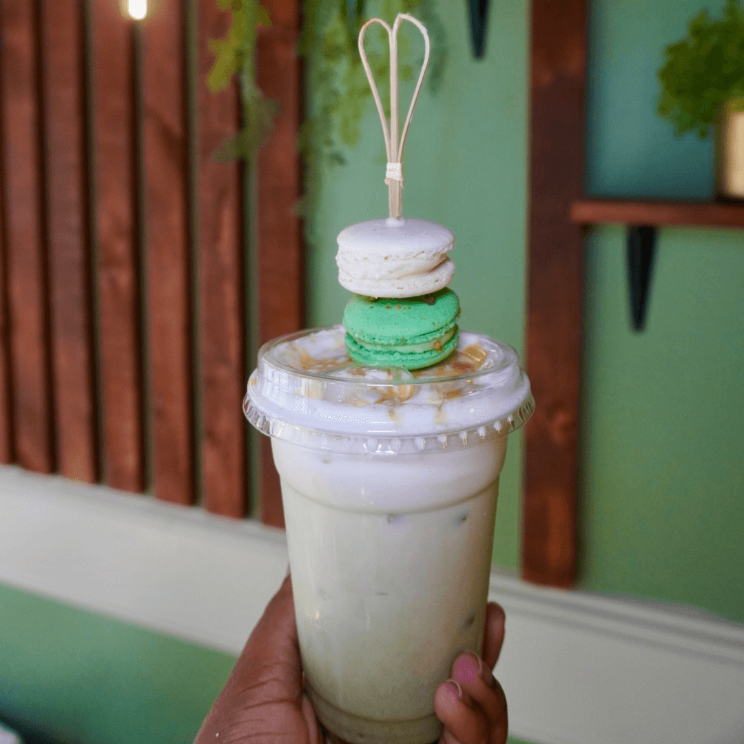Macaron Crowned Matcha.
