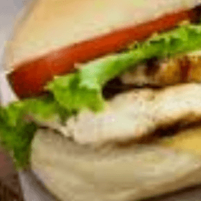 Grilled Chicken & Cheese Sub.