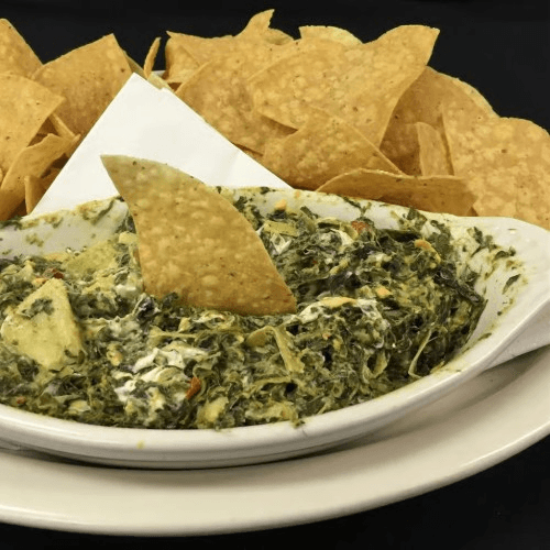 SPINACH & ARTICHOKE DIP.