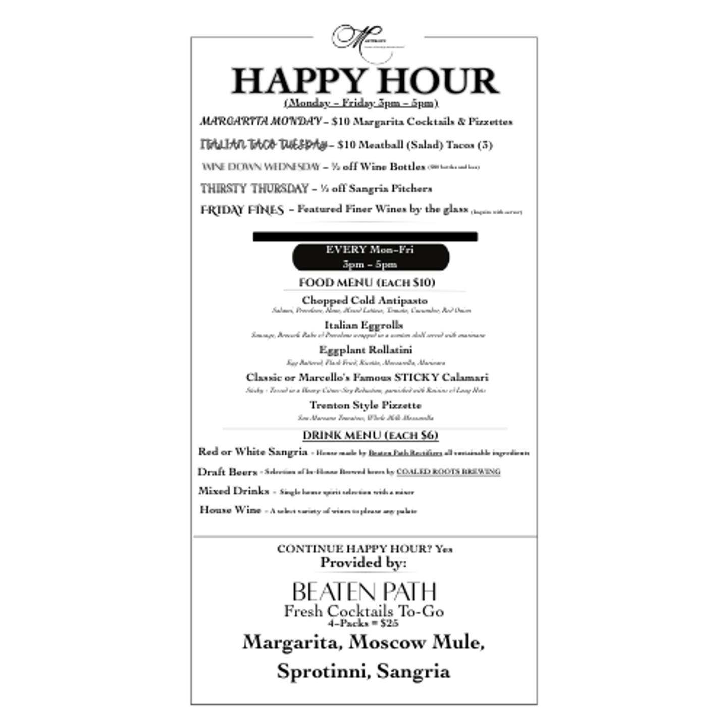 HAPPY HOUR!!!