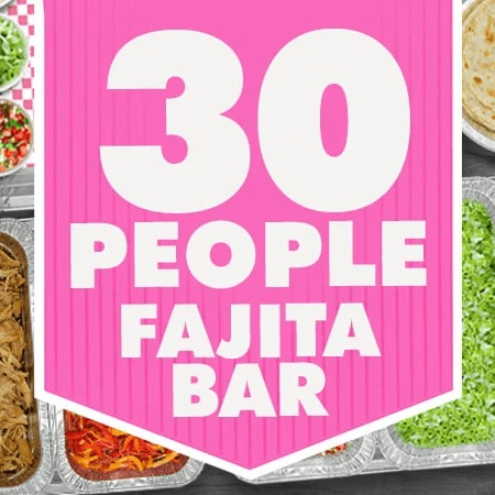 Fajita for 30 People.