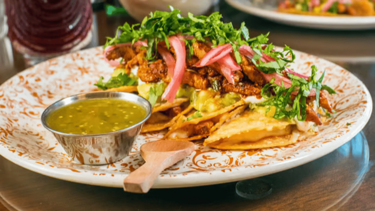 Al pastor quesadilla.