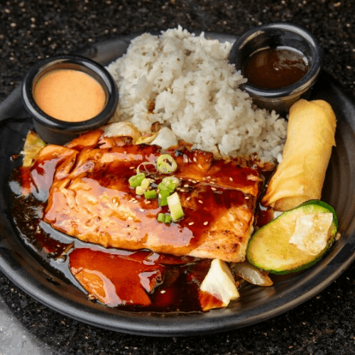 SALMON TERIYAKI.