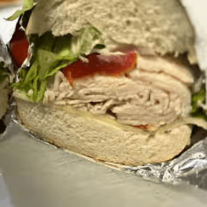 Turkey Cheddar Sandwich.