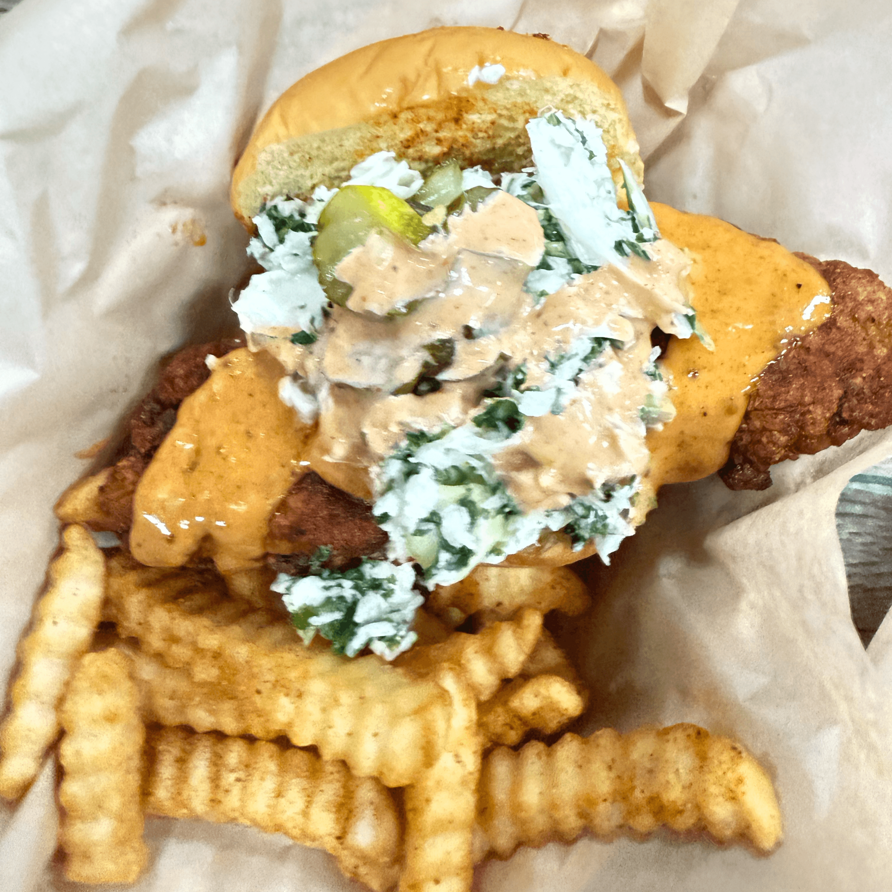 #1 2 Tenders With Fries.